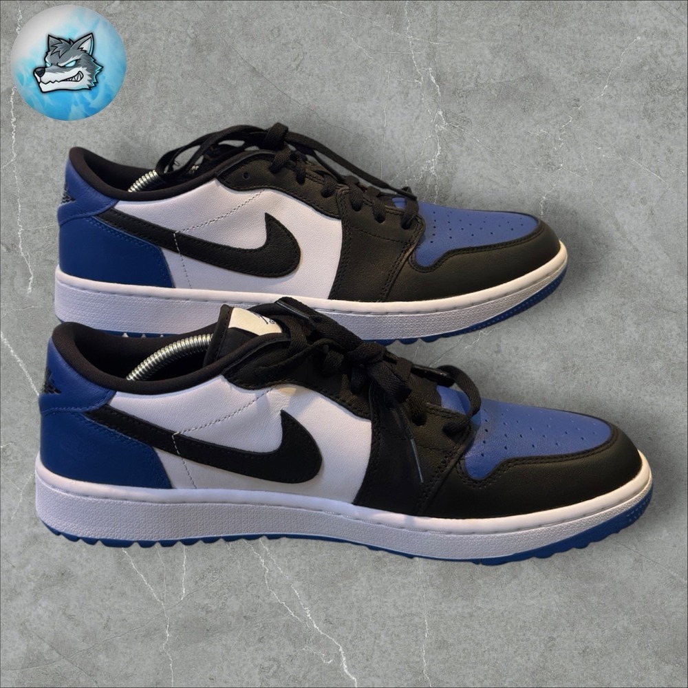 Air Jordan 1 Low Golf Royal Toe Men's Size 12 Spikes Sneaker DD9315-102 - Picture 3 of 5